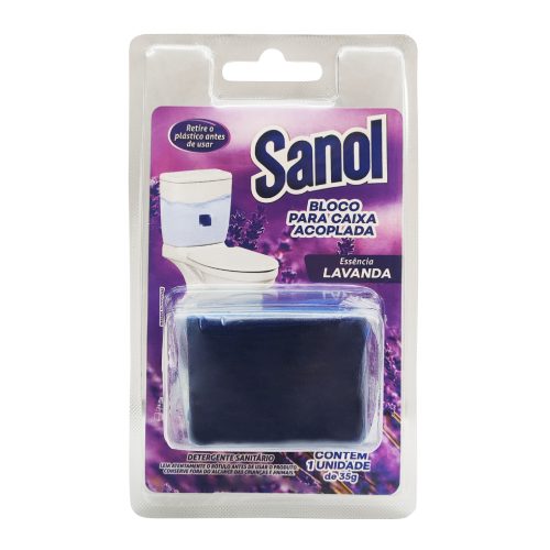 Bloco para Caixa Acoplada Lavanda 1 Unidade