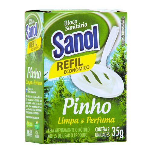 Bloco Sanitário Sanol Refil Pinho
