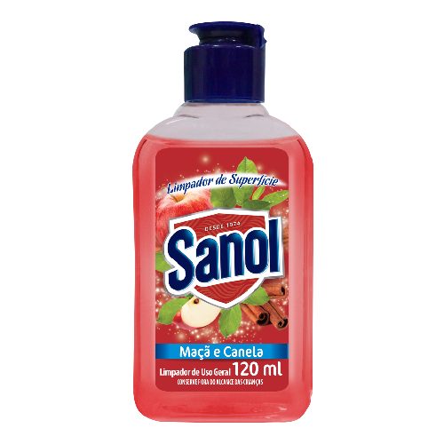 Limpador de Superfície Sanol Maça e Canela 