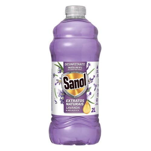 Desinfetante Sanol Extratos Naturais Lavanda & Melancia 
