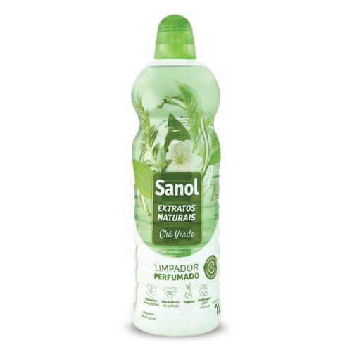 Limpador Perfumado Sanol Extratos Naturais Chá Verde