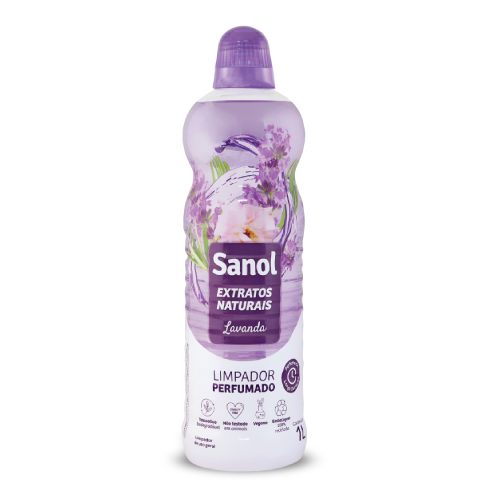 Limpador Perfumado Sanol Extratos Naturais Lavanda