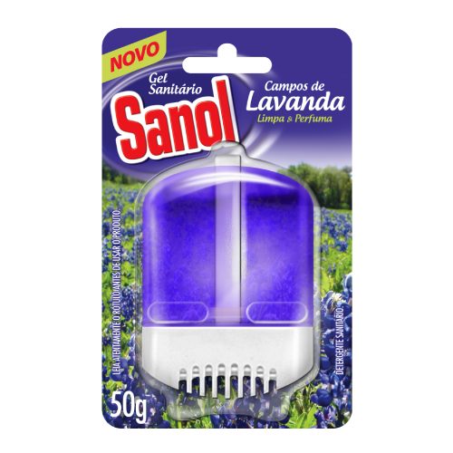 Gel Sanitário Sanol Campos de Lavanda 