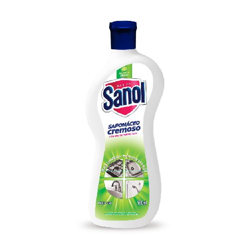 Saponáceo Cremoso Citrus Sanol 500mL