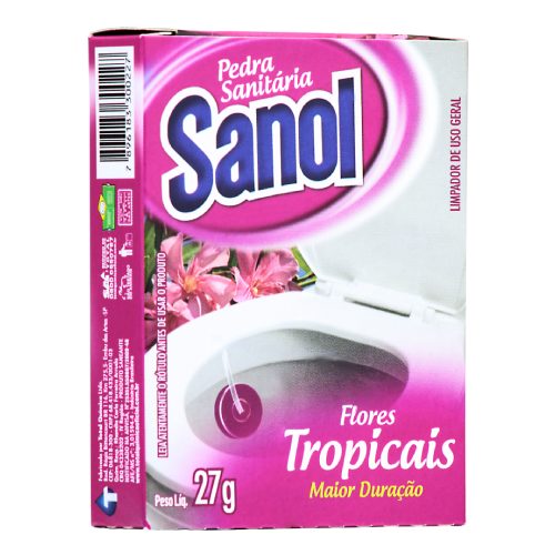 Pedra Sanitária Sanol Flores Tropicais  