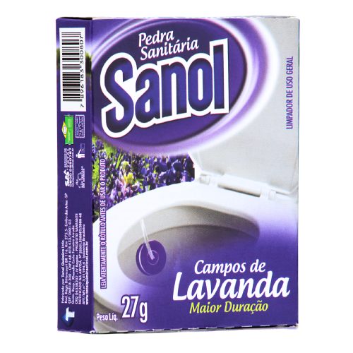 Pedra Sanitária Sanol Lavanda