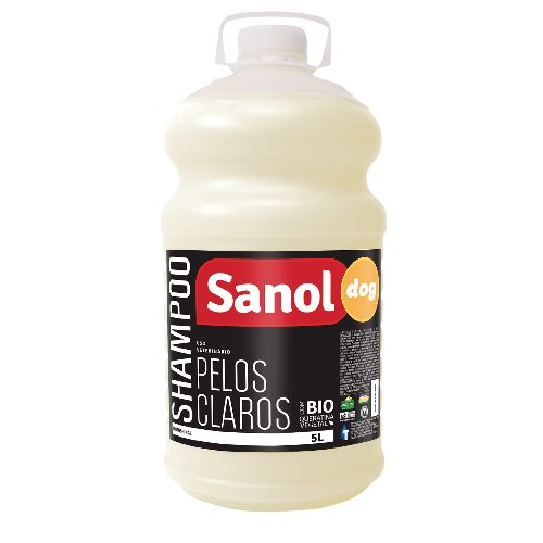 Shampoo Sanol Dog Pelos Claros 5L