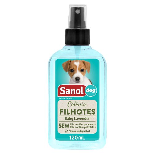 Sanol Dog Colônia Filhotes Baby Lavender