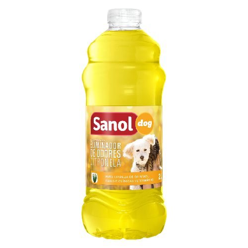 Sanol Dog Eliminador de Odores Citronela 2L