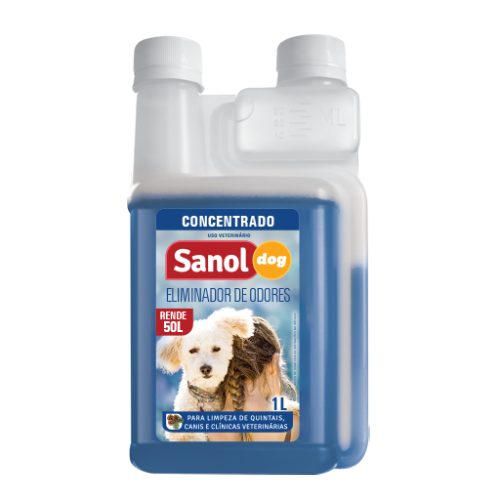 Eliminador de Odores Concentrado Sanol Dog 1L