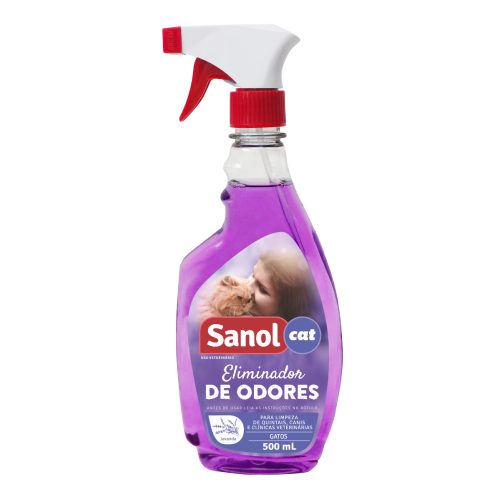 Sanol Cat Eliminador de Odores Novo Frasco 