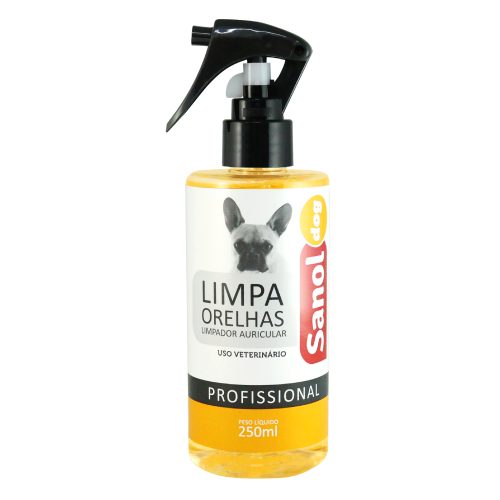 Limpa Orelhas Profissional Sanol Dog