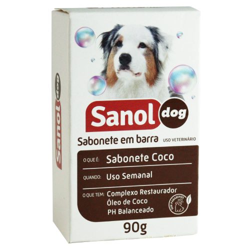 Sanol Dog Sabonete em Barra Coco