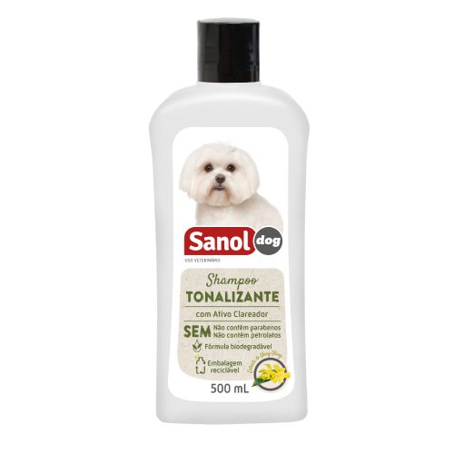 Sanol Dog Shampoo Tonalizante 