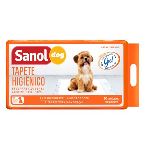 Sanol Dog Tapete Higiênico 30 Unidades