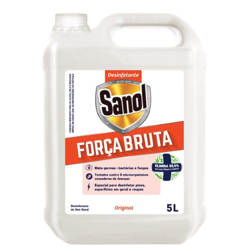 Desinfetante Sanol Força Bruta Original 5L