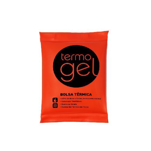 Termo Gel Bolsa Térmica Pequena Laranja
