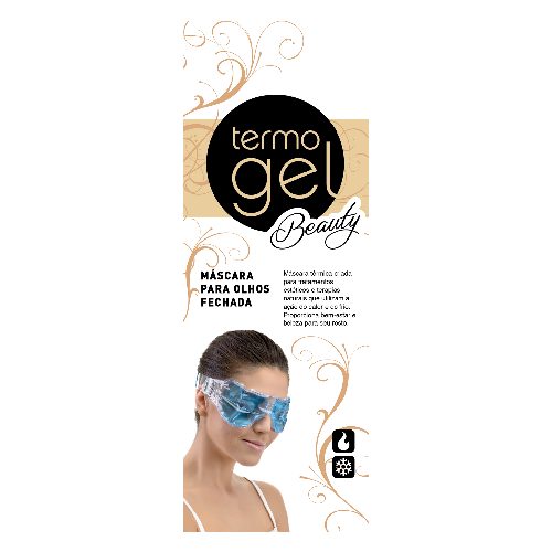Termo Gel Beauty Mascara para Olhos fechada