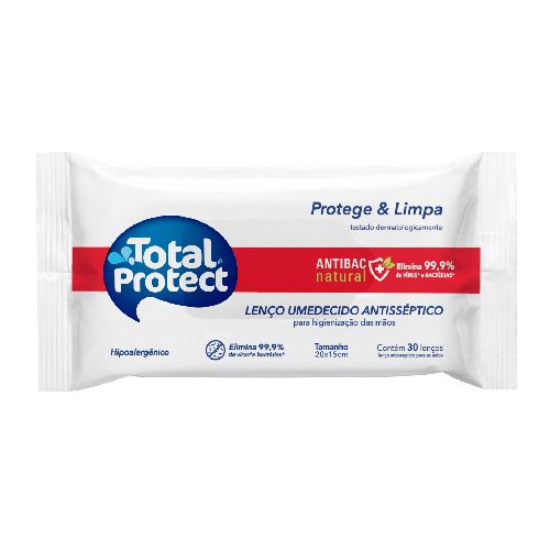 Lenço Umedecido Total Protect