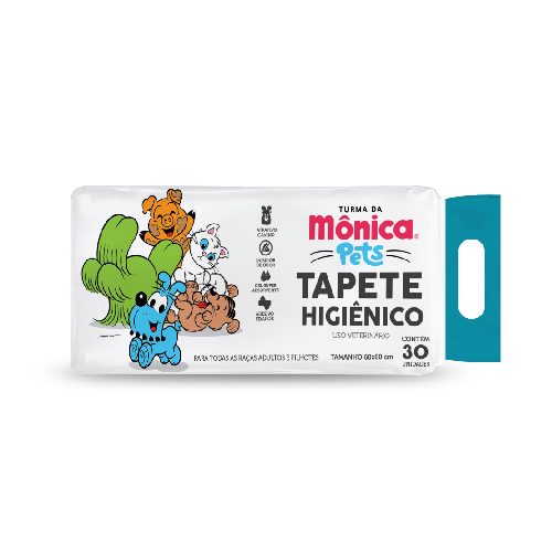 Tapete Higiênico 30 Unidades Turma da Mônica