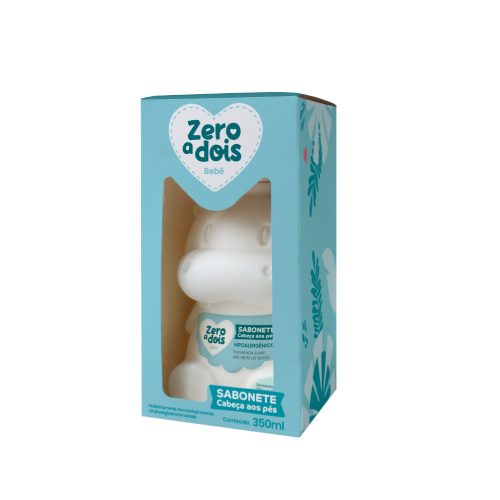 Sabonete Cabeça aos Pés Hipopótamo  Zero a Dois  