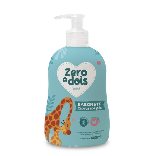 Sabonete Cabeça aos Pés Zero a Dois  