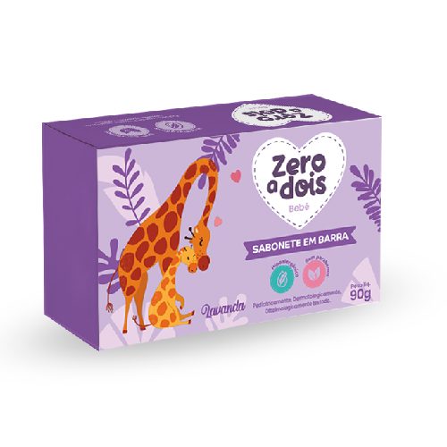 Sabonete em Barra Lavanda Zero a Dois 