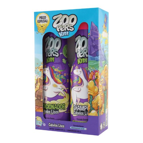 Kit Cabelos Lisos Zoopers 