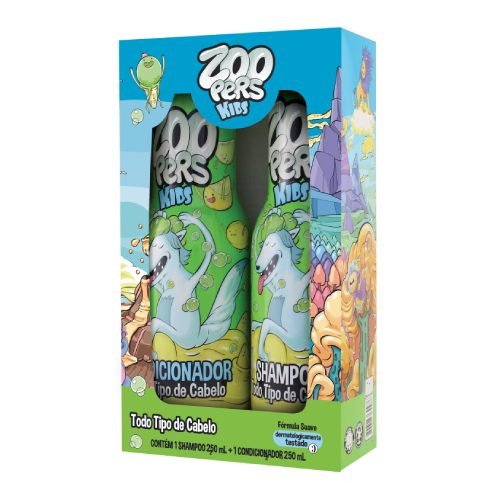 Kit Todo Tipo de Cabelo Zoopers 250mL